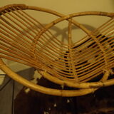 Rattan armchair
