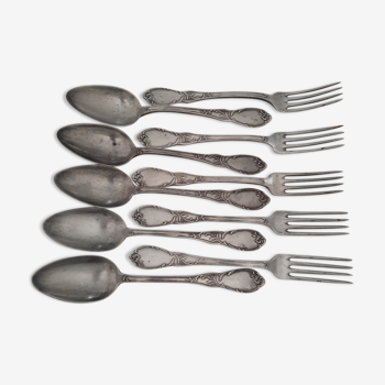 Vintage 5 fork and spoon ensembke