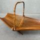 Vintage foldable fruit bowl – bamboo