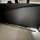 Grand canapé 3P cuir noir Roche Bobois