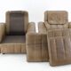 1970s Pair of Exclusive De sede Buffalo Leather Armchairs, Switzerland