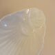 Paris white porcelain bowl, shell butter dish