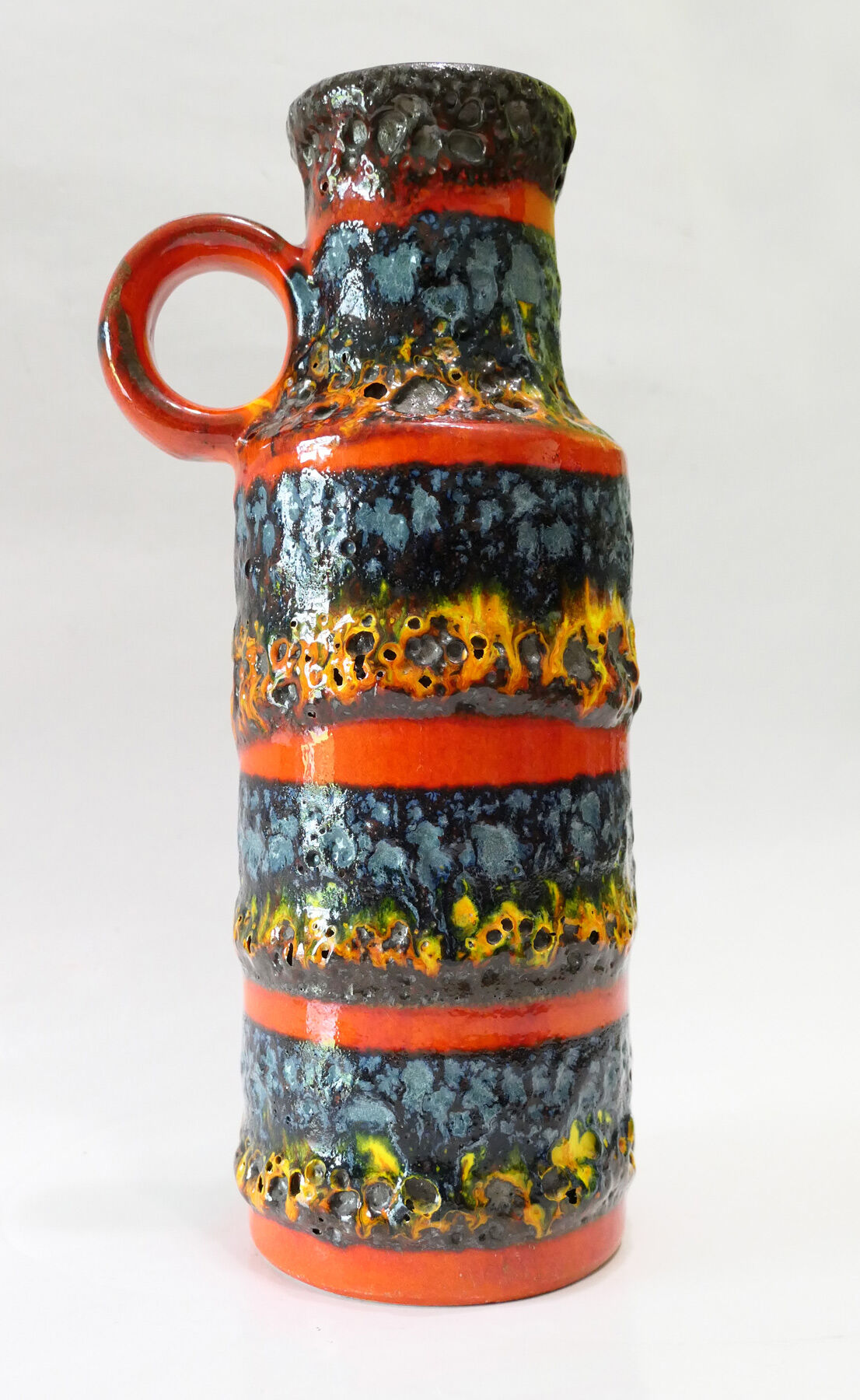 Modernist vase roll by Scheurich Germany 1972