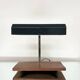 Teak and grey lacquered metal desk lamp, 1950s.