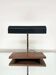 Teak and grey lacquered metal desk lamp, 1950s.