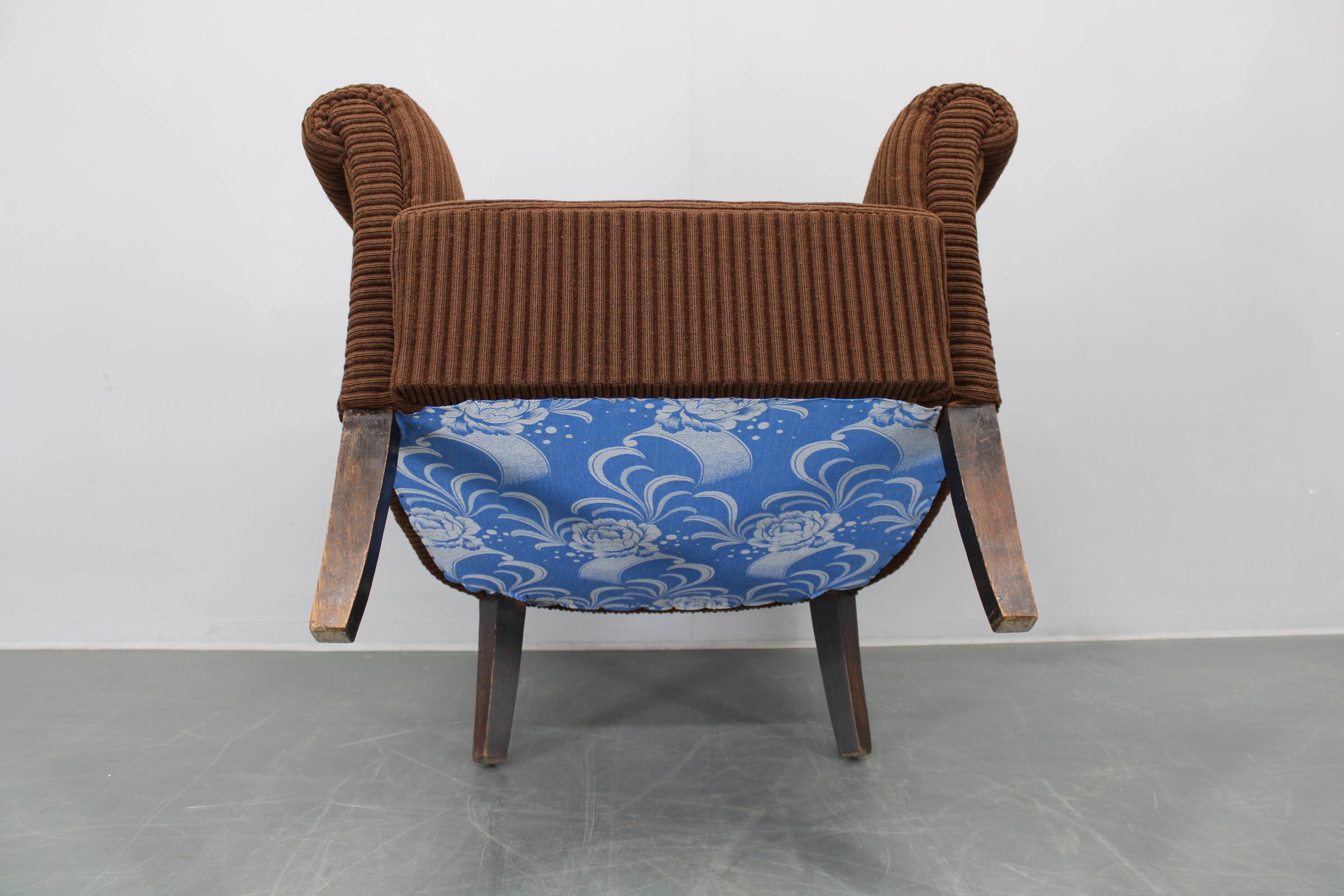 1940s Club Armchair, Czechoslovakia