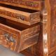 Dutch style desk with floral inlays