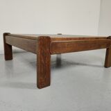 Vintage 1960s oak coffee table