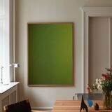 Abstract Monochrome anise green 100x81 cm