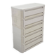 White cabinet model "4964" by Olaf Von Bohr for Kartell, 1970