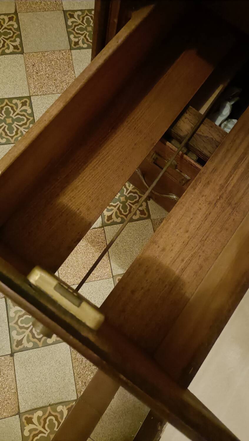 Meuble de métier à tiroirs chêne