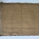 Oil on canvas neo classical fragment of decoration painted trompe l'oeil 19th