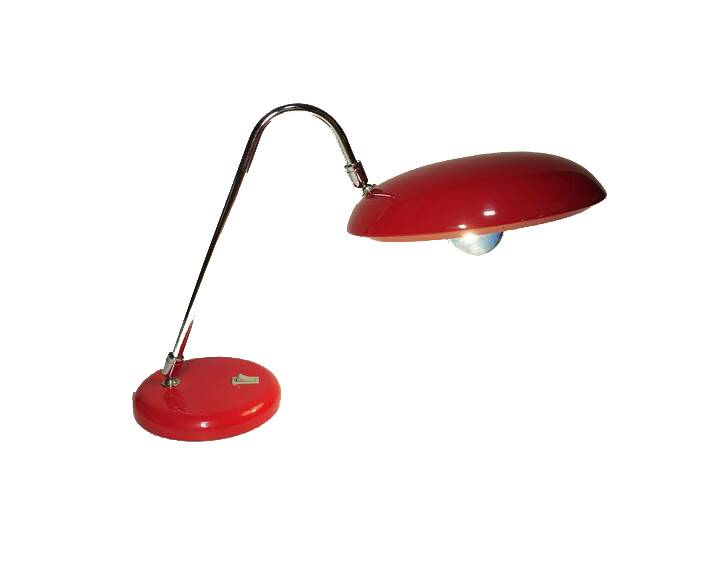 Lampe de Bureau Vintage • Cisne • Luis Pérez de la Oliva • Lupela • 1970
