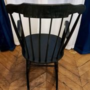 Black rocking chair/rocking seat Stol Kamnik Yugoslavia. 1960s