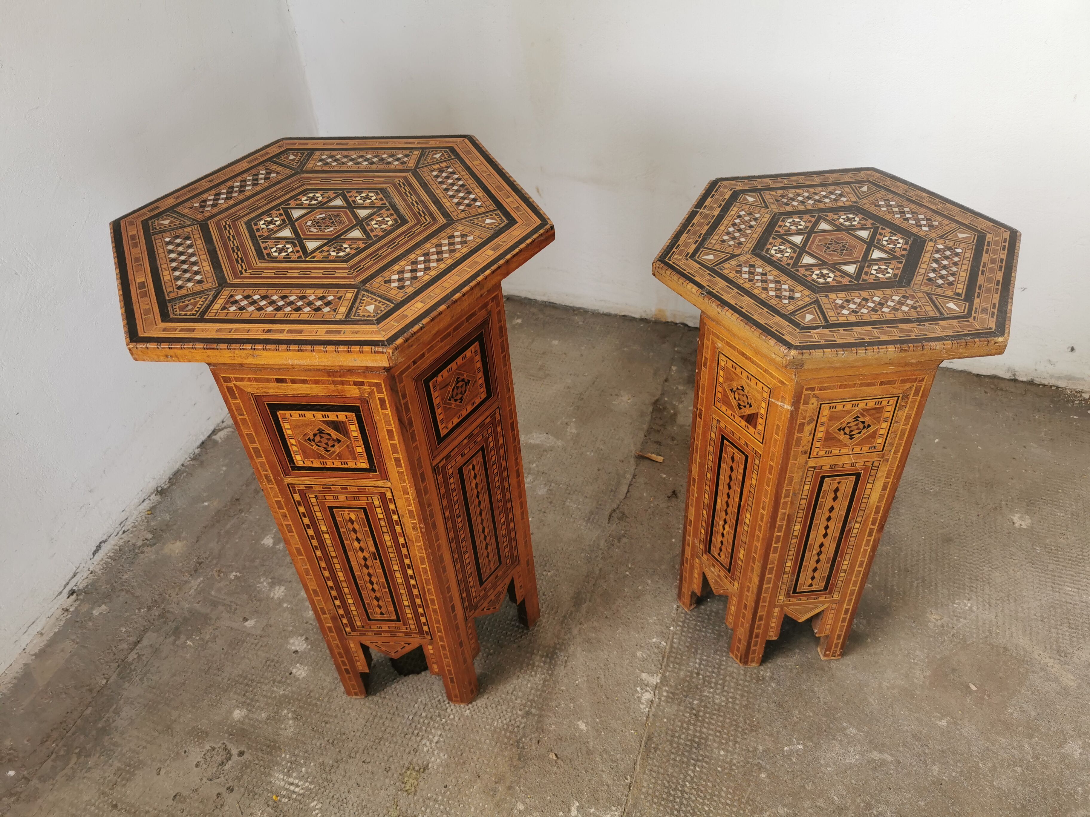 Syrian table pair