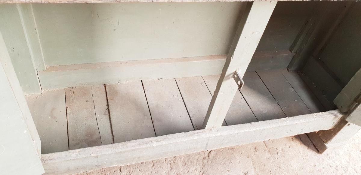 Old carpenter's workbench