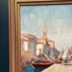 Swedish Oil on  panel - "Venice II" by Knut Norman - Vintage- 51 × 43 cm