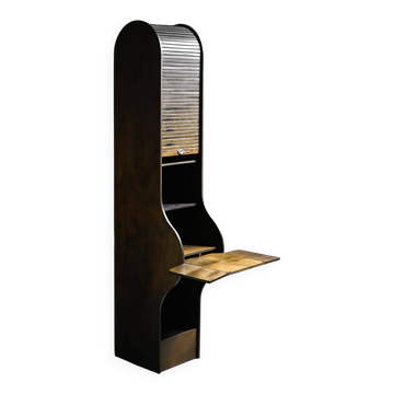 Jalousie secretary 5822 by Klaus Vogt for Thut Möbel, circa 1970.