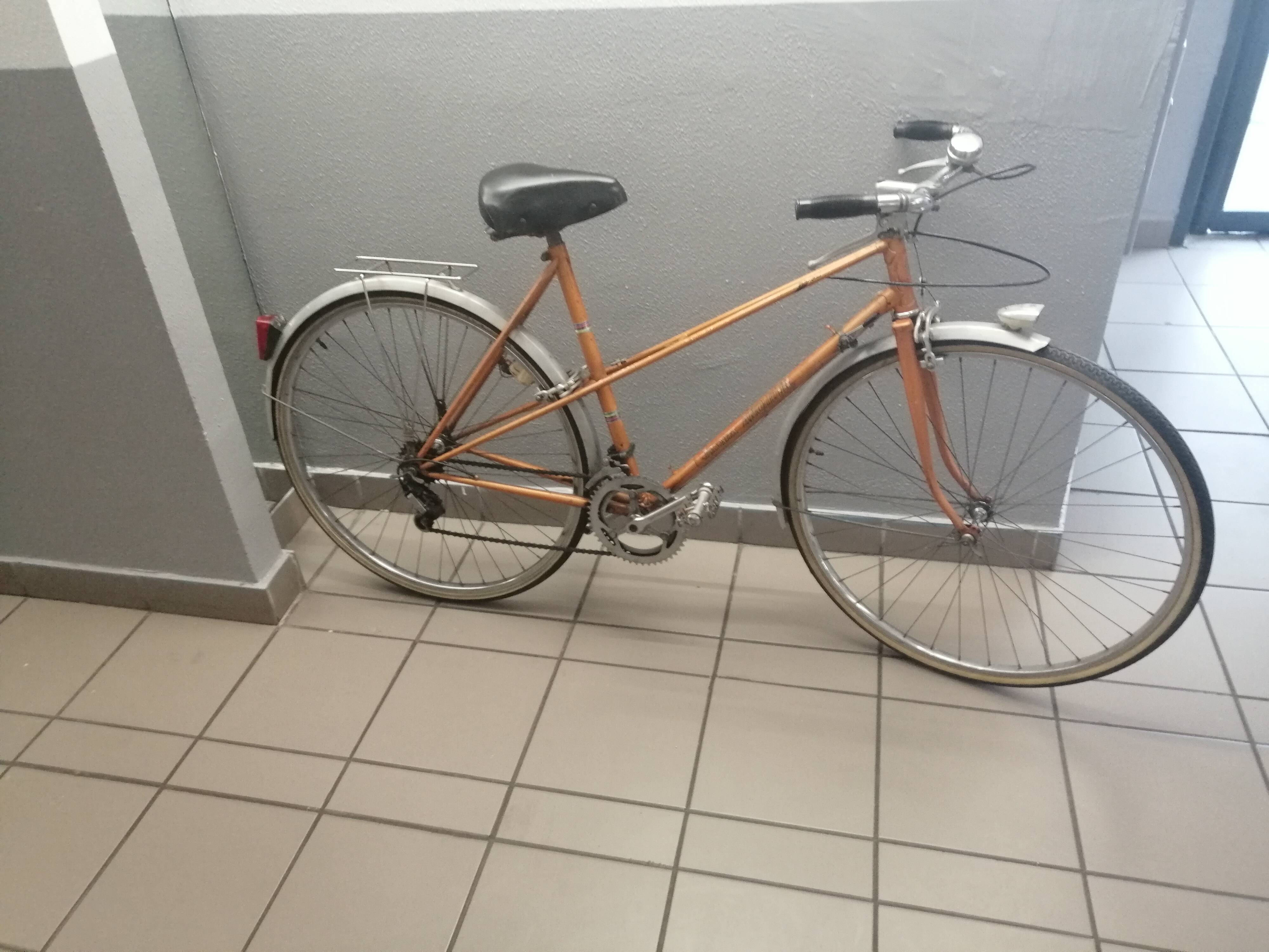 vintage city bike jacques anquetil 2 trays