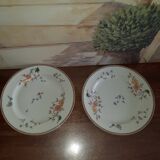 Assiettes plates A. Lanternier & Co