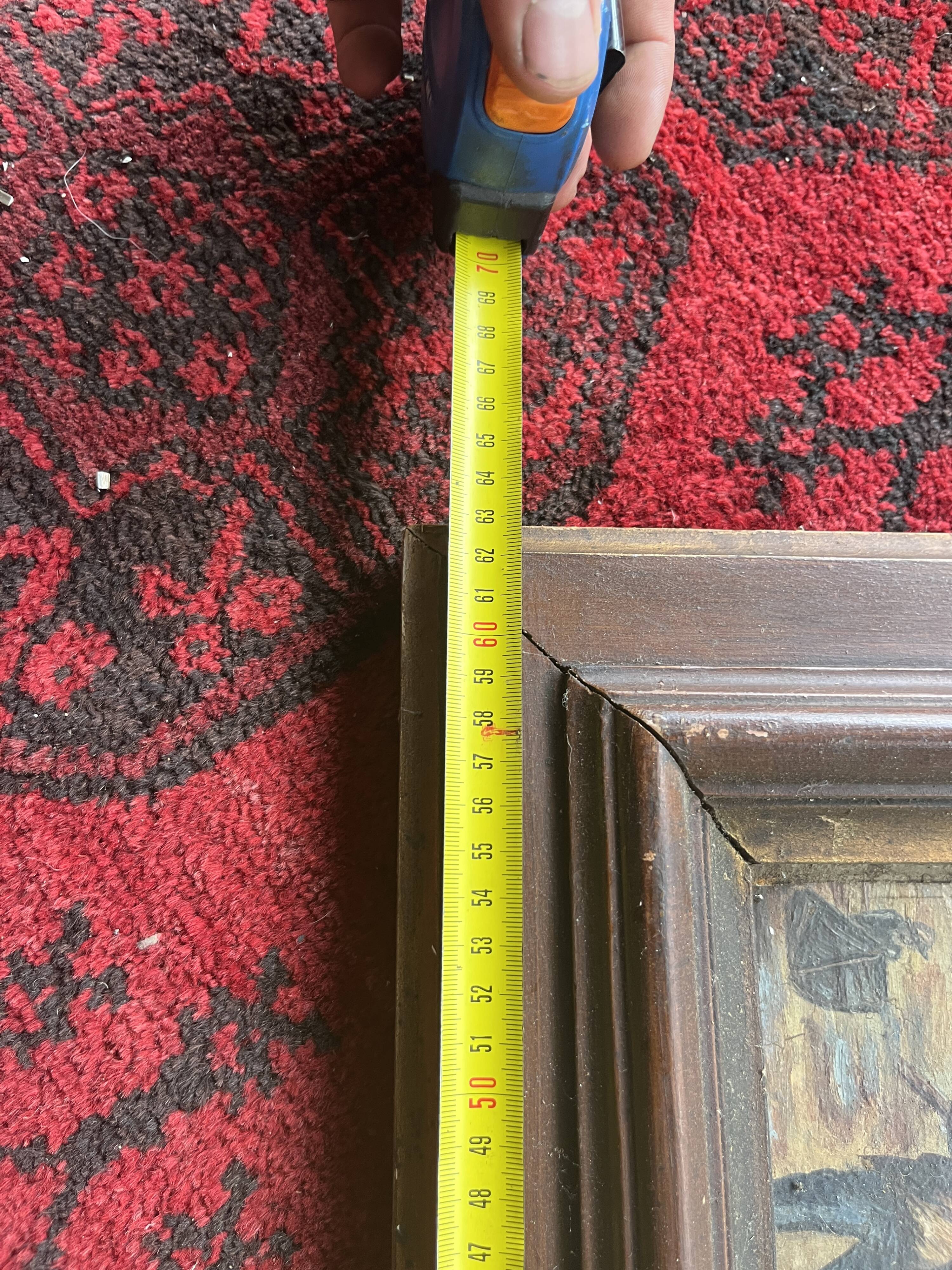 Antique painting from 1900 signed R. Argivier – Maritime scene