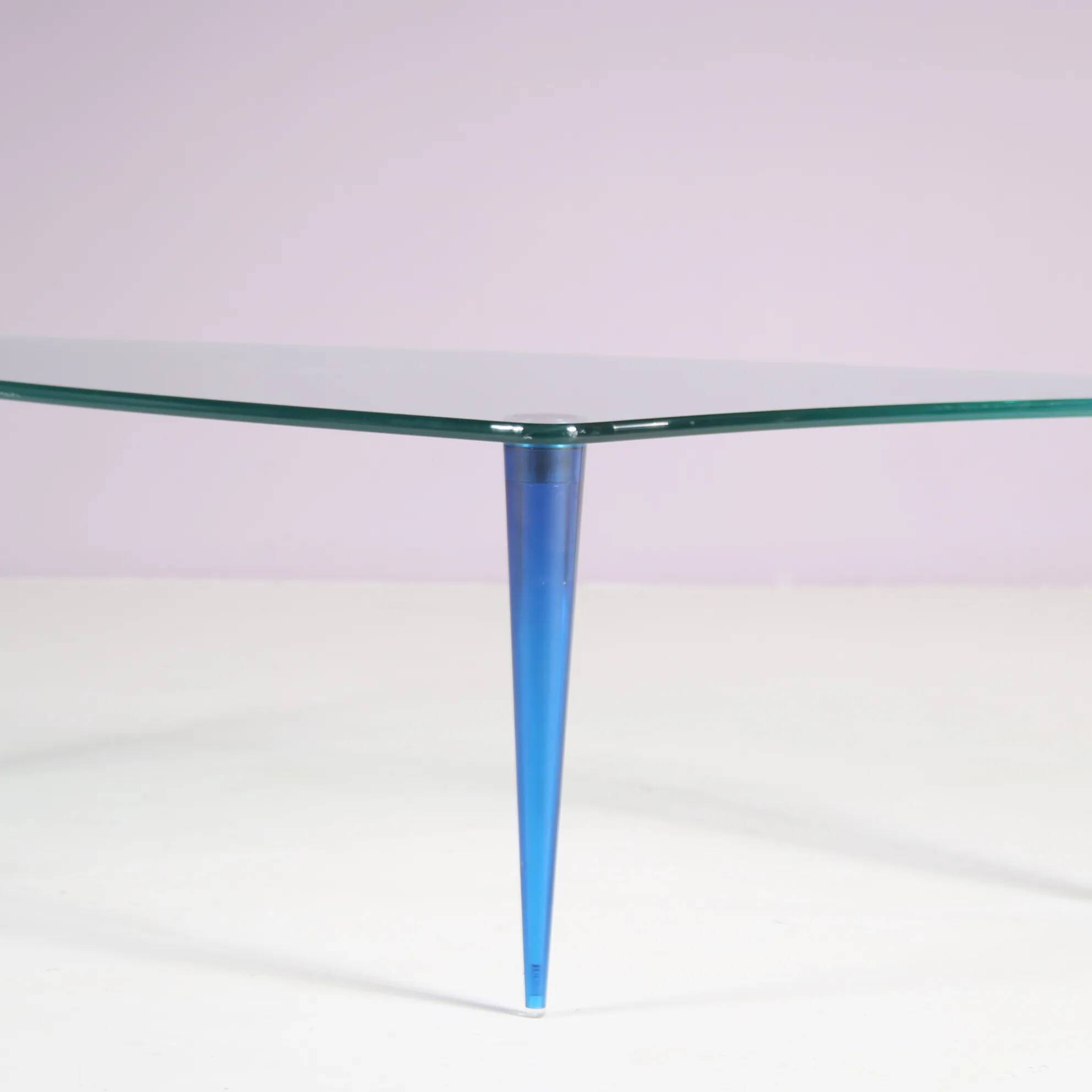 1980s “Lobachevsky” coffee table designed by Isao Hosoe for Tonelli, Italy