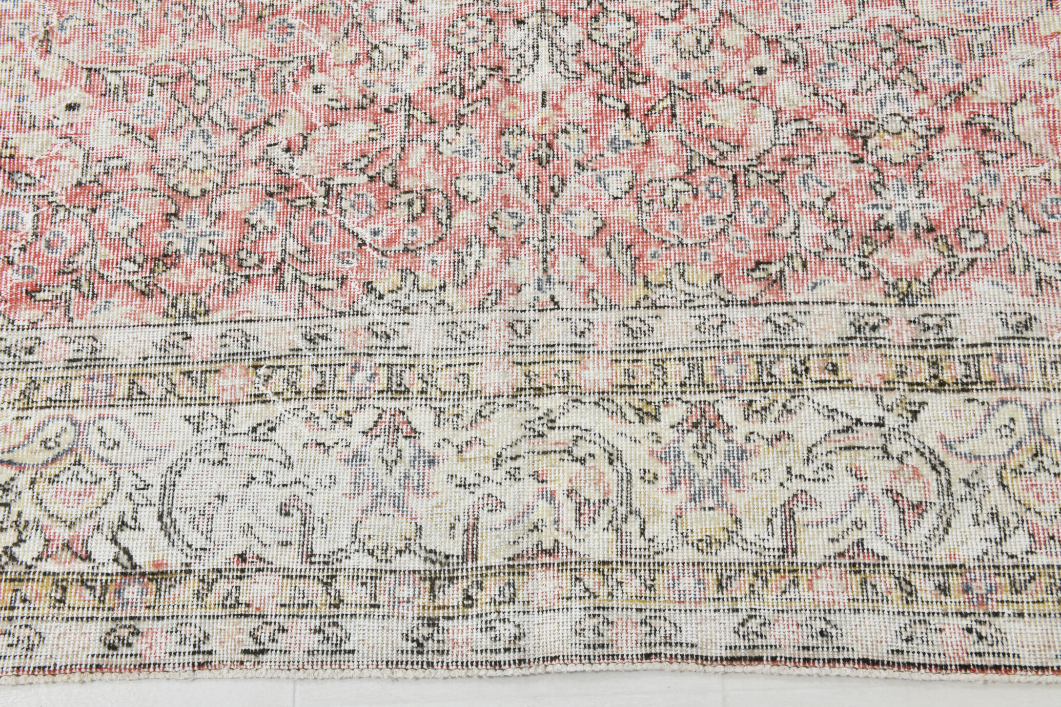 Tapis persan rouge pâle 8x12, 261x361cm