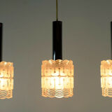 Mid century modern 3-light pendant lamp by hillebrand