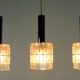 Mid century modern 3-light pendant lamp by hillebrand