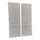 Pair of old cupboard doors h220.5xL75cm each