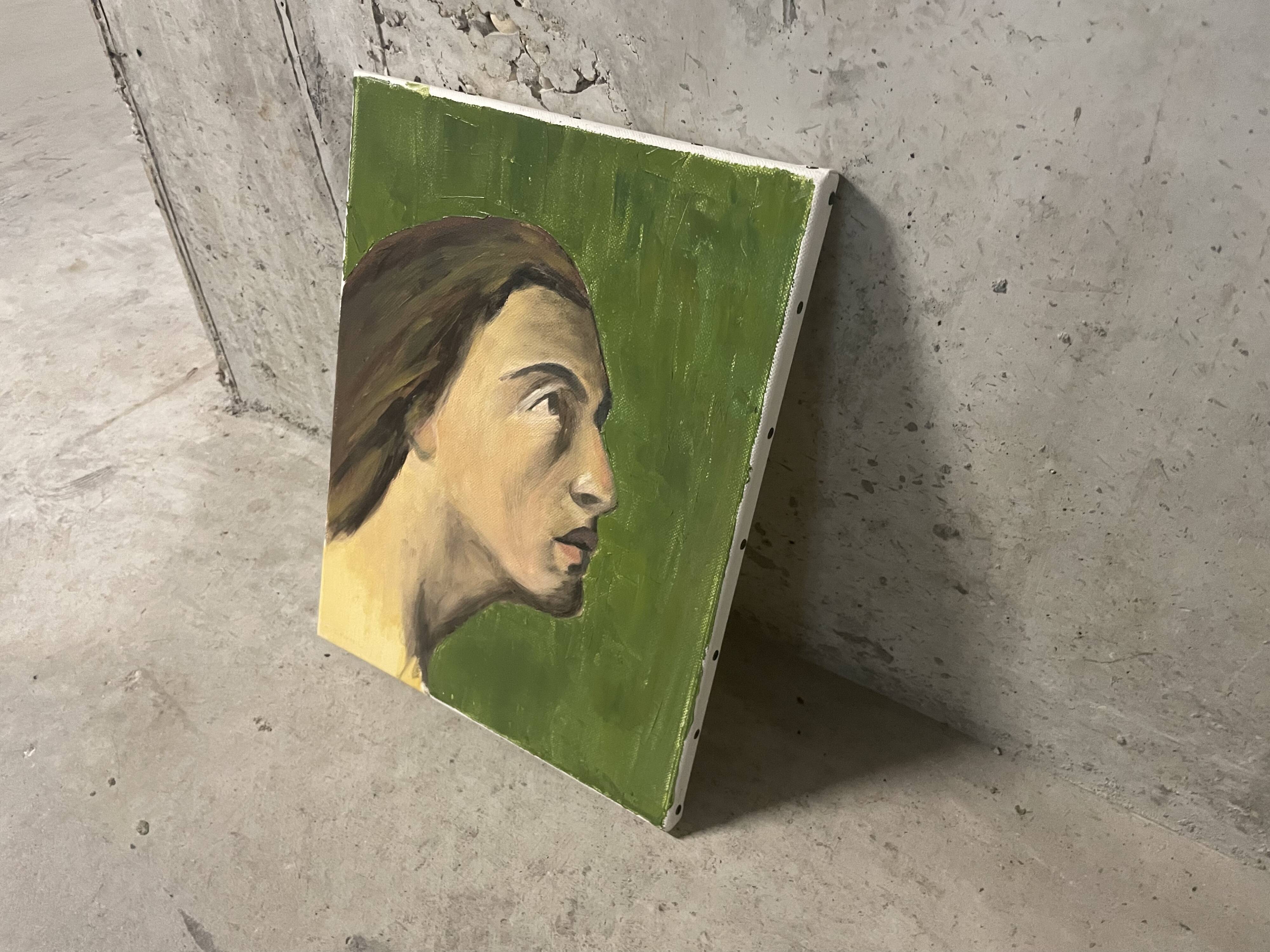 Oil on canvas "The Penitent"