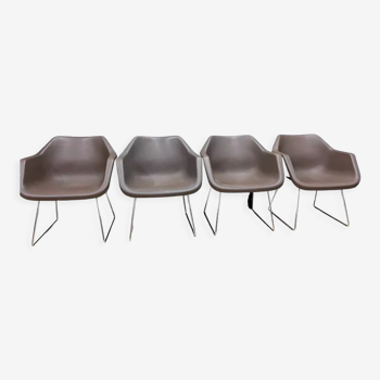 4 fauteuils par Robin Day pour Hille & made - 1967