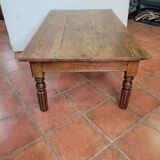 Table basse ancienne avec 1 tiroir