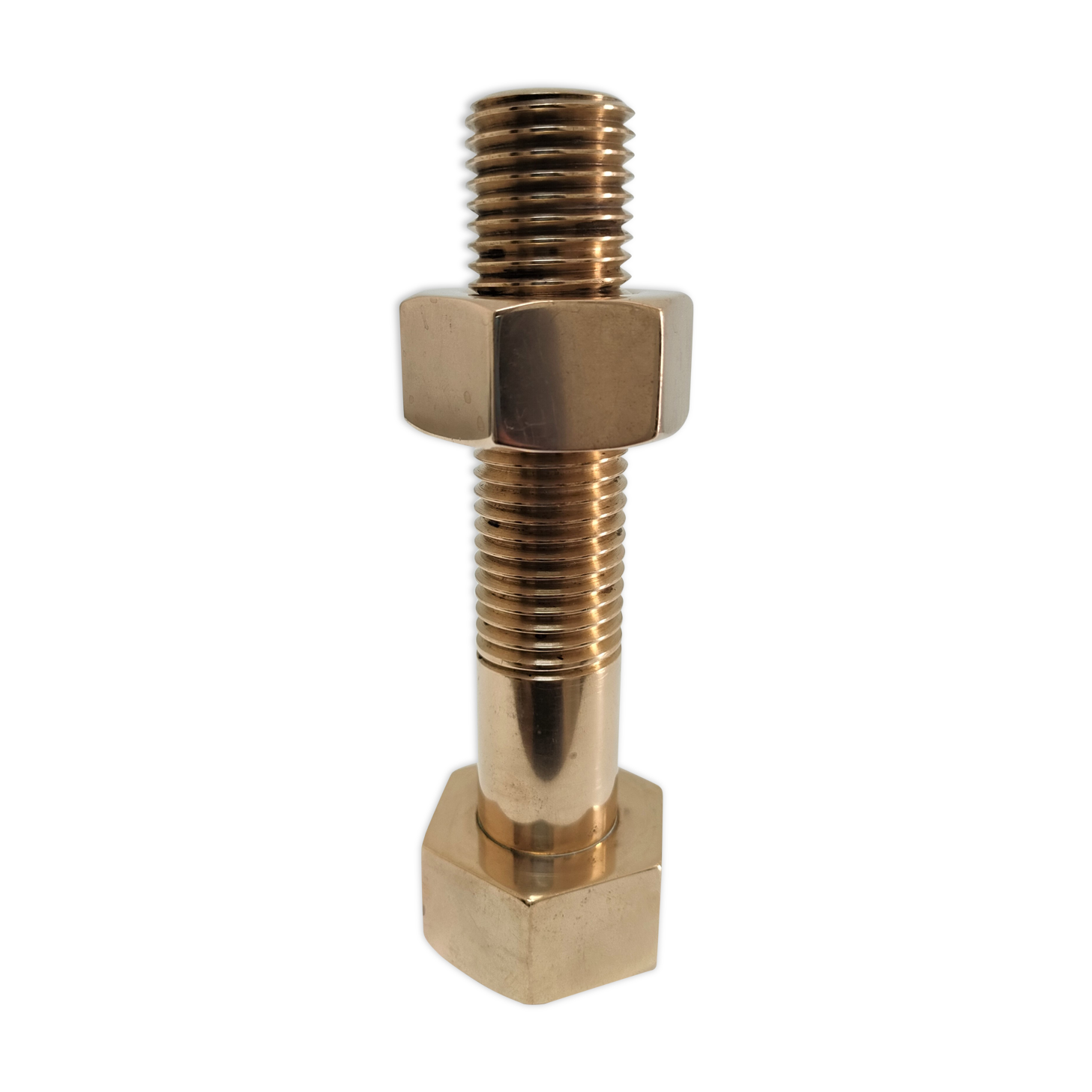 Box case solid brass shape nut bolt design 70s