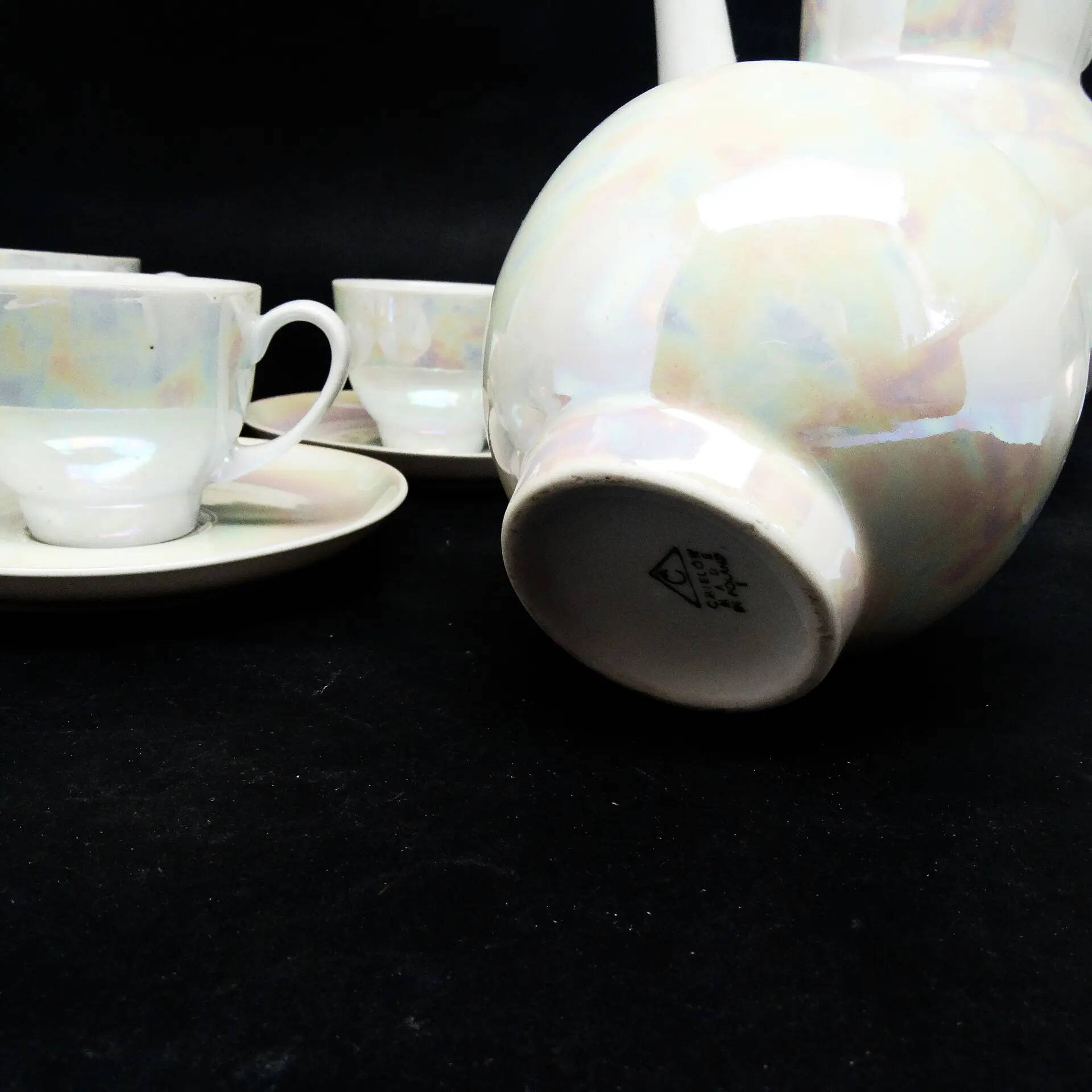 Ania coffee set, Polish modernism, porcelain, Ćmielów, Poland, 1960s