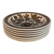 Assiettes creuses anglaises Jacobean