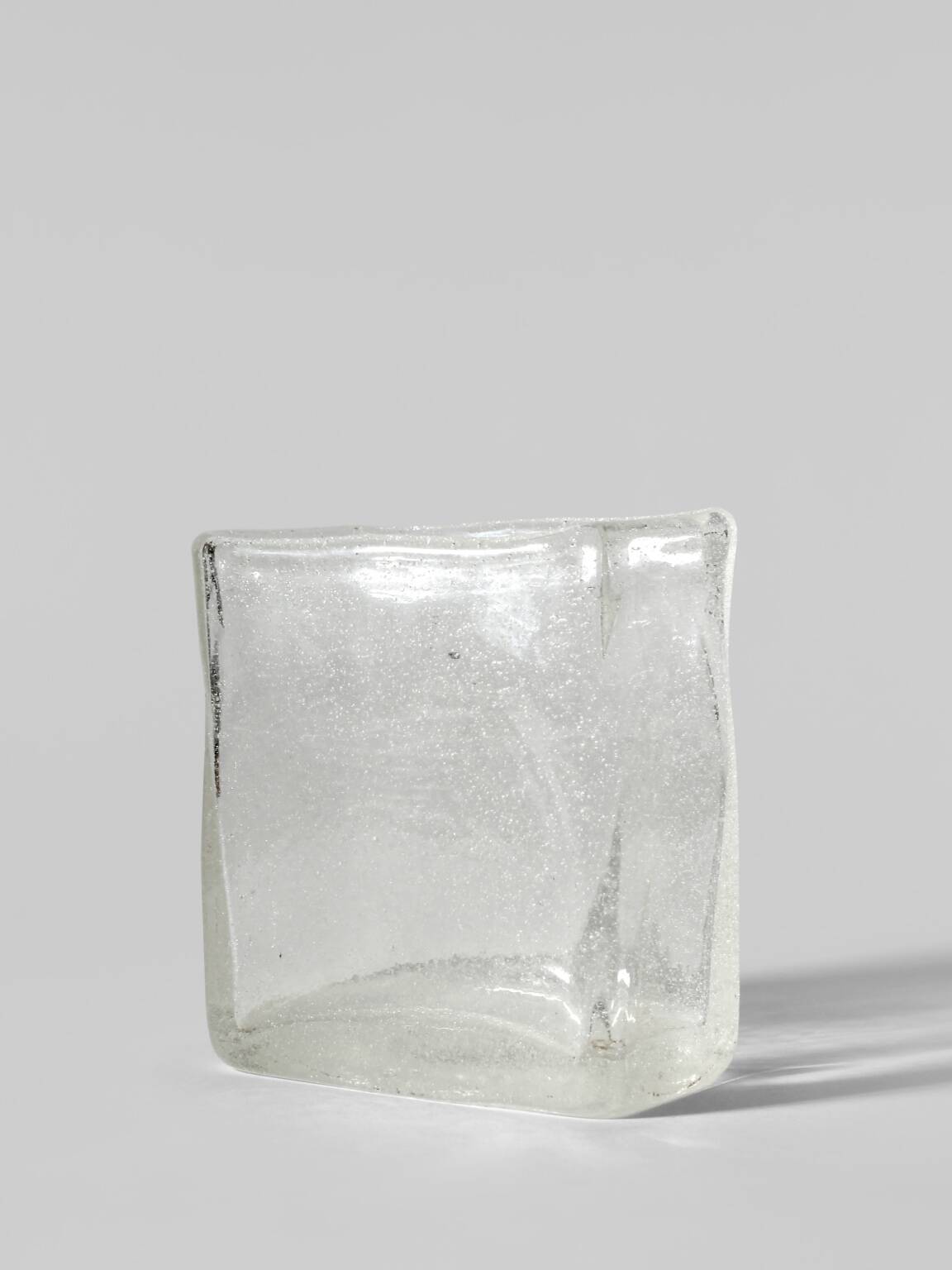 Oiva Toikka "Iglu" Bubbles Glass Vase, For Nuutajärvi, 1970s