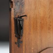 Antique Liège Display Cabinet in Carved Wood, Belgium, 18th Century