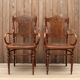 Pair of Art Nouveau Fischel armchairs
