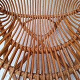 Vintage rattan armchair 1960