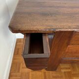 Grand coffre ancien en chêne massif – XIXe – belle patine d’origine