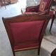 Pair of Empire period armchairs in mahogany