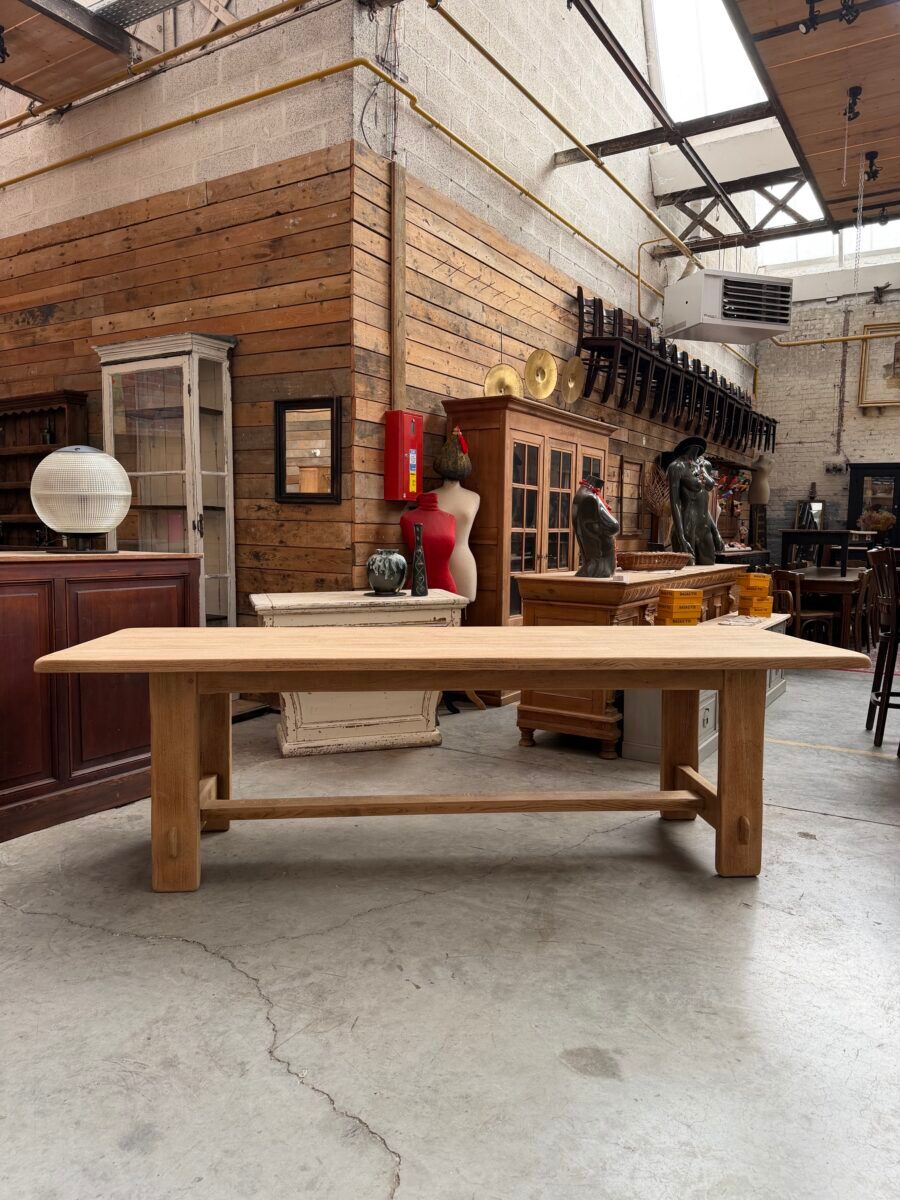 Table de ferme en chêne massif