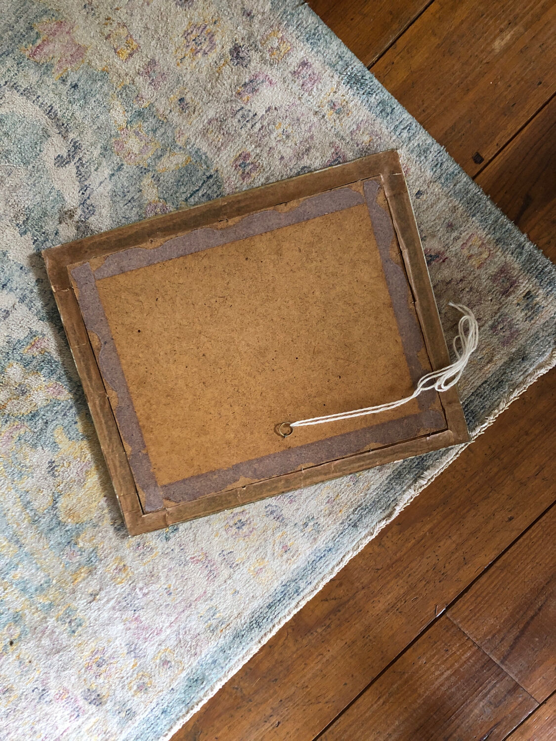 Glass frame & panther illustration