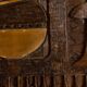 V. de Segonzac. Triptyque moderniste en bois sculpté. Contemporain.