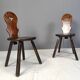 Vintage brutalist chairs, 1960s