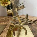 Brass bookends