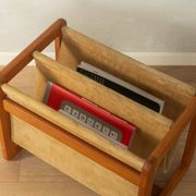 Mid-century magazine rack by Aksel Kjersgaard for Salin Møbler, Denmark, 1960s
