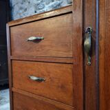 French storage cupboard from the 1920s–1930s – Cupboard with drawers and wardrobe.