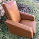 Fauteuil skaï vintage